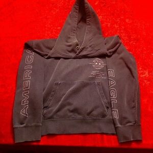 American Eagle Jacket Black with Pink Accents